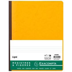 Registre piqûre Exacompta 6420E 32 x 25 cm 80 pages couleurs assorties