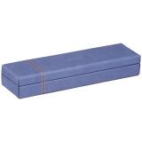 Rhodiarama plumier simili cuir italien 21x5,5x3 cm - Saphir