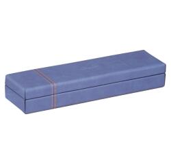 Rhodiarama plumier simili cuir italien 21x5,5x3 cm - Saphir