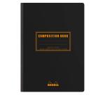 Rhodia Classic Composition book A5 petits carreaux 5x5 160 pages 80g non microperforé - Noir
