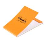 Bloc Pocket Rhodia 7,5x12 cm petits carreaux 5x5 - Orange