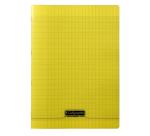 Cahier piqué 8000 POLYPRO A4 48 pages grands carreaux 90 g - Jaune