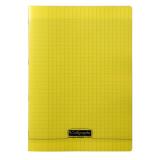 Cahier piqué 8000 POLYPRO A4 48 pages grands carreaux 90 g - Jaune