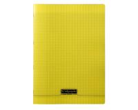 Cahier piqué 8000 POLYPRO A4 48 pages grands carreaux 90 g - Jaune