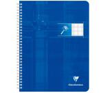 Cahier reliure intégrale déficients visuels 17x22cm 100 pages grands carreaux noirs 2,5mm agrandis 10x10 Couleur aléatoire - Assortis