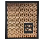 Livre d'or 140 pages tranche or - Format 21x19cm - PALMYRE - Visuels assortis