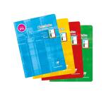 Cahier d'écriture piqué spécial Dys 17x22 cm 48 pages cadre et lignes 4 couleurs Interligne 5 mm - Assortis