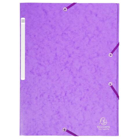 Carpeta Exacompta con gomas Maxi capacity cartulina lustrada 425 grs Nature Future - A4