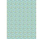 852 - Pochette 20 feuilles Décopatch - Bleu