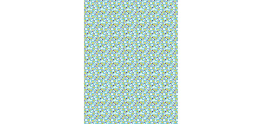 852 - Pochette 20 feuilles Décopatch - Bleu