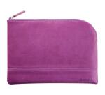 Rhodiarama pochette zippée en simili cuir - taille M (16x22 cm) - Violet