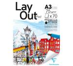Layout bloc collé 70F A3 70g