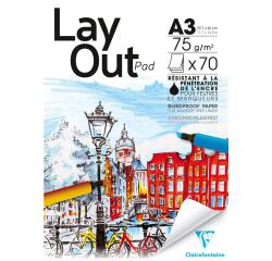 Layout bloc collé 70F A3 70g