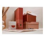 Terracotta, Pot à crayons carré 8,5x8,5x11 cm