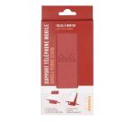 Rhodiarama support pour téléphone mobile simili cuir italien 13x8x8,5 cm - Nacarat