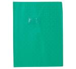 Protège-cahiers grain losange PVC 18/100ème avec porte-étiquette 24x32 cm