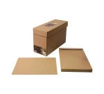 Boite de 250 pochettes Forever Kraft Brun 100% recyclé C4-229x324 mm - Auto-Adhésives - 90g/m2 - Kraft