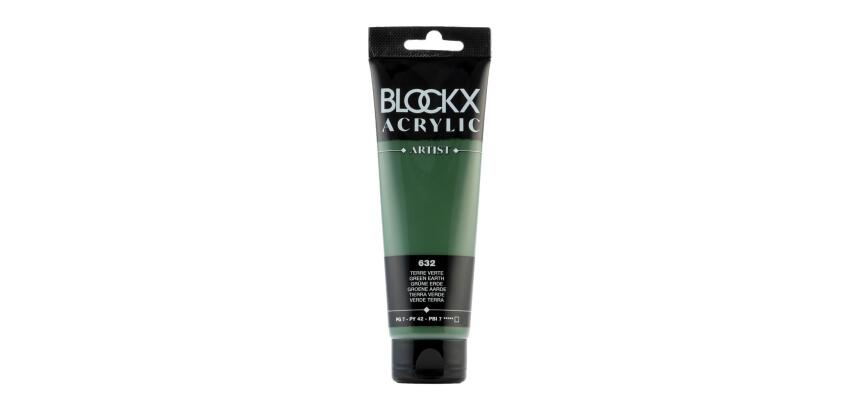 Peinture acrylique fine tube 120ml - Terre verte