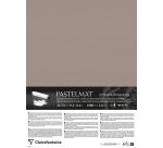 Pastelmat contrecollé 5 feuilles 24x32cm - Gris foncé