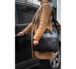 Exacompta Sacoche en cuir noir Exactive pour ordinateur portable  15,6''