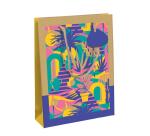 Liwa, kraft, sac large 26,5x14x33 cm - Multicolore