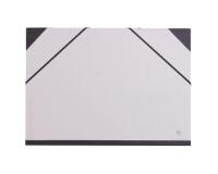 Carton à dessin Brut à élastiques 32x45cm - Gris