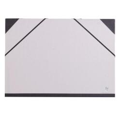 Carton à dessin Brut à élastiques 32x45cm - Gris