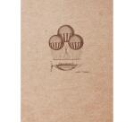 Flying Spirit carnet cousu 60F 16x21cm 90g - Kraft brun
