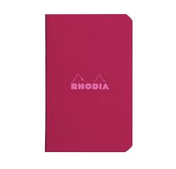 Cahier piqué Rhodia Couleurs Prune 7,5x12 cm - Prune
