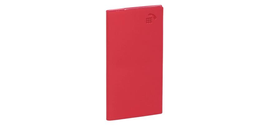 Carnet d'adresses Gobi 11 x 17.5 cm - Couleurs assorties