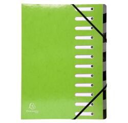 Clasificadores Harmonika ® lomo extensible Iderama ® Con gomas y ventanas troqueladas. - Tamaño: 24,5x32 cm para: A4