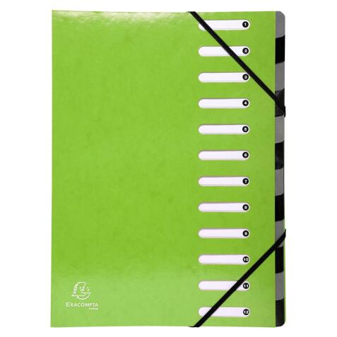 Clasificadores Harmonika ® lomo extensible Iderama ® Con gomas y ventanas troqueladas. - Tamaño: 24,5x32 cm para: A4