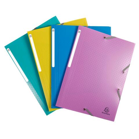Carpetas con gomas y 3 solapas Forever® Young PP reciclado - Colores surtidos