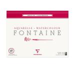 Fontaine bloc collé 4 côtés 25F 36x48cm 300g grain fin