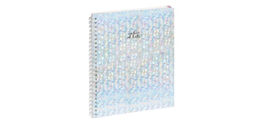 Cahier de textes Holographik Diamant 17 x 22 cm - Visuel
