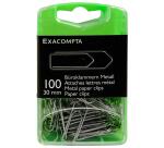 Boîte de 100 attaches lettres métal 30mm - Argent