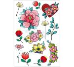Tattoo' Mania, Fleurs - Multicolore