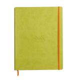 Rhodiarama cahier souple A4+ 160 pages ligné papier ivoire 90g - Anis