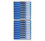 MULTIDRAWER SYSTEM /10 x 26 mm light gre - Blue