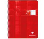 Cahier reliure intégrale déficients visuels 17x22cm 100 pages grands carreaux noirs 2,5mm agrandis 10x10 Couleur aléatoire - Assortis