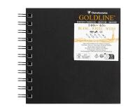 Goldline carnet spiralé 50F 15x15cm 140g - Blanc