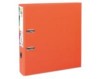 Classeur à levier Prem'Touch intérieur et extérieur en polypropylène - Dos 80mm - A4 maxi - Orange