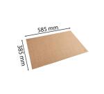 Sous-mains en carton Eterneco - Brun motifs géométriques