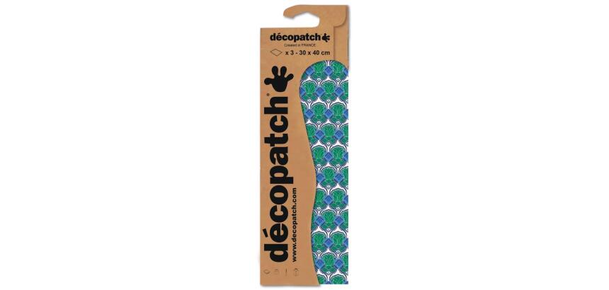 Pochette 3 Feuilles Identiques Ref 769 - Vert
