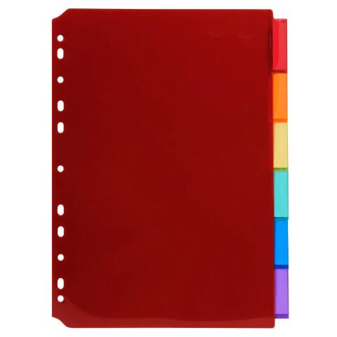Separadores Polipropileno 20/100º con porta - etiqueta - Colores surtidos