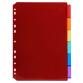 Exacompta PP Dividers, A4, 6 part - Assorted colours