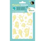 Phospho' Stick, Sach 2 pl 10,5x16cm, Fantômes - Jaune fluo