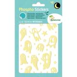 Phospho' Stick, Sach 2 pl 10,5x16cm, Fantômes - Jaune fluo