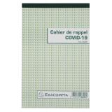 Cahier de rappel covid-19 exacompta obligatoire         restauration identification   des personnes 150 formulaires