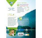 Feuillets mobiles couleur sous étui 17x22 cm 200 pages perforés grands carreaux papier Couleur aléatoire 50 pages bleues, 50 pages rose, 50 pages vertes, 50 pages jaunes - Assortis